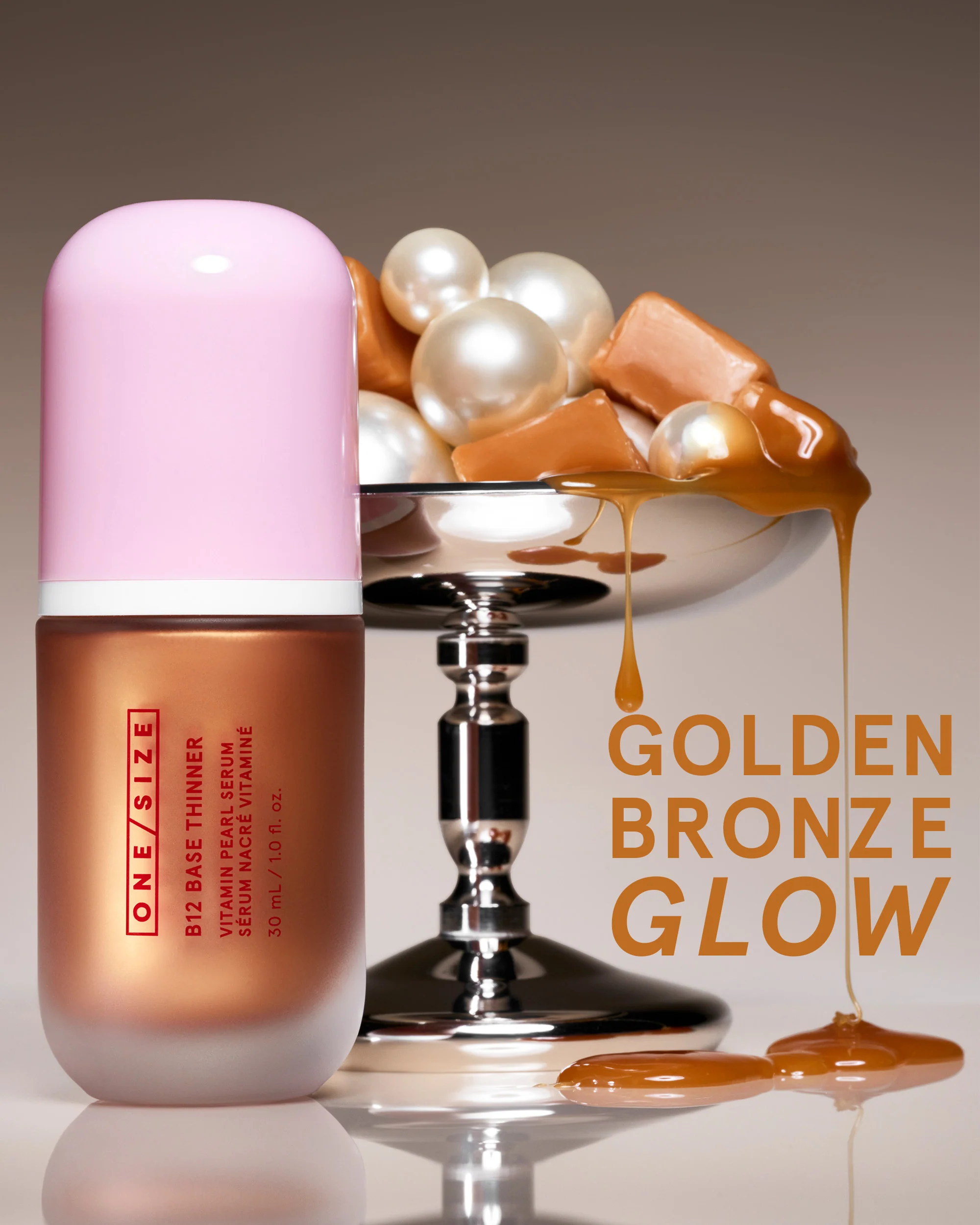 B12 Base Thinner Vitamin Pearl Serum - Bronze - Image 12
