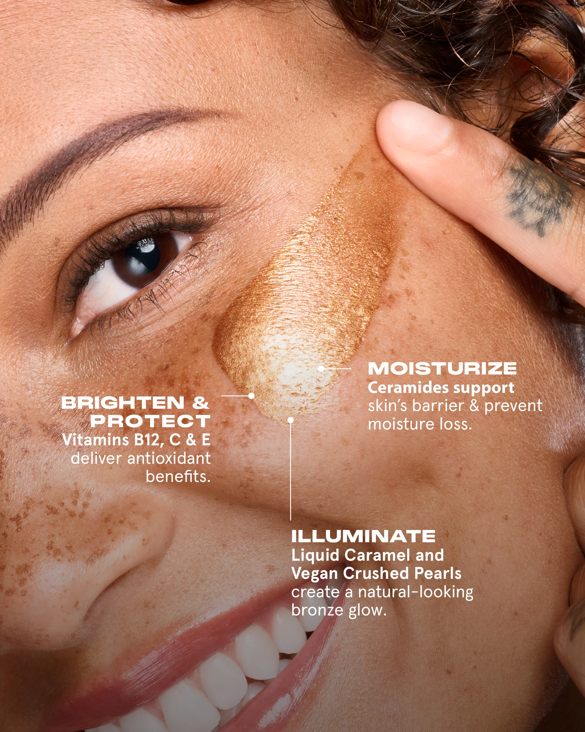 B12 Base Thinner Vitamin Pearl Serum - Bronze - Image 6