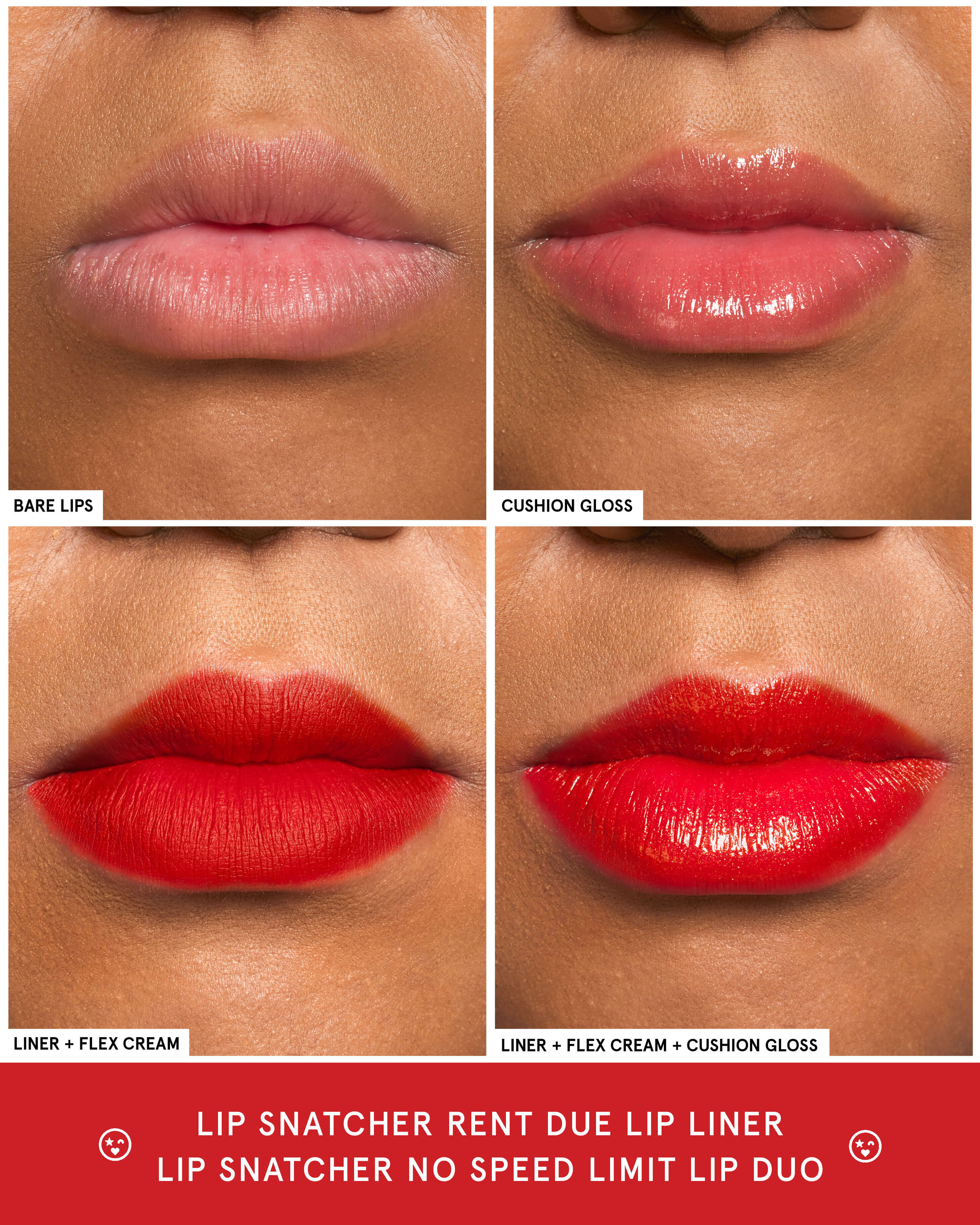 LIP SNATCHER Velvet Flex Cream & Cushion Gloss Lip Duo - Image 14