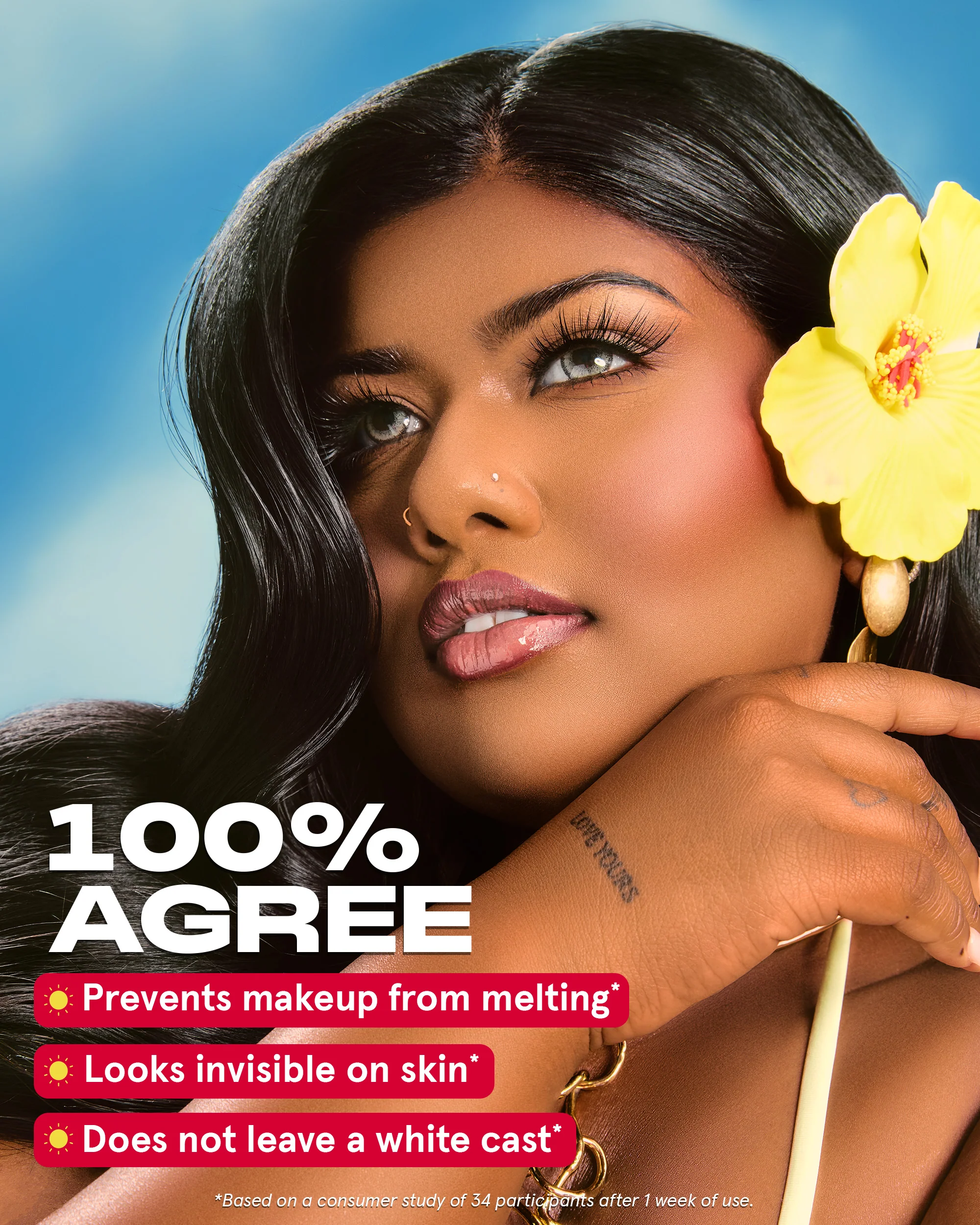 On ’Til Dawn Mattifying Sunscreen Makeup Setting Spray SPF 28 Travel-Sized - Image 6