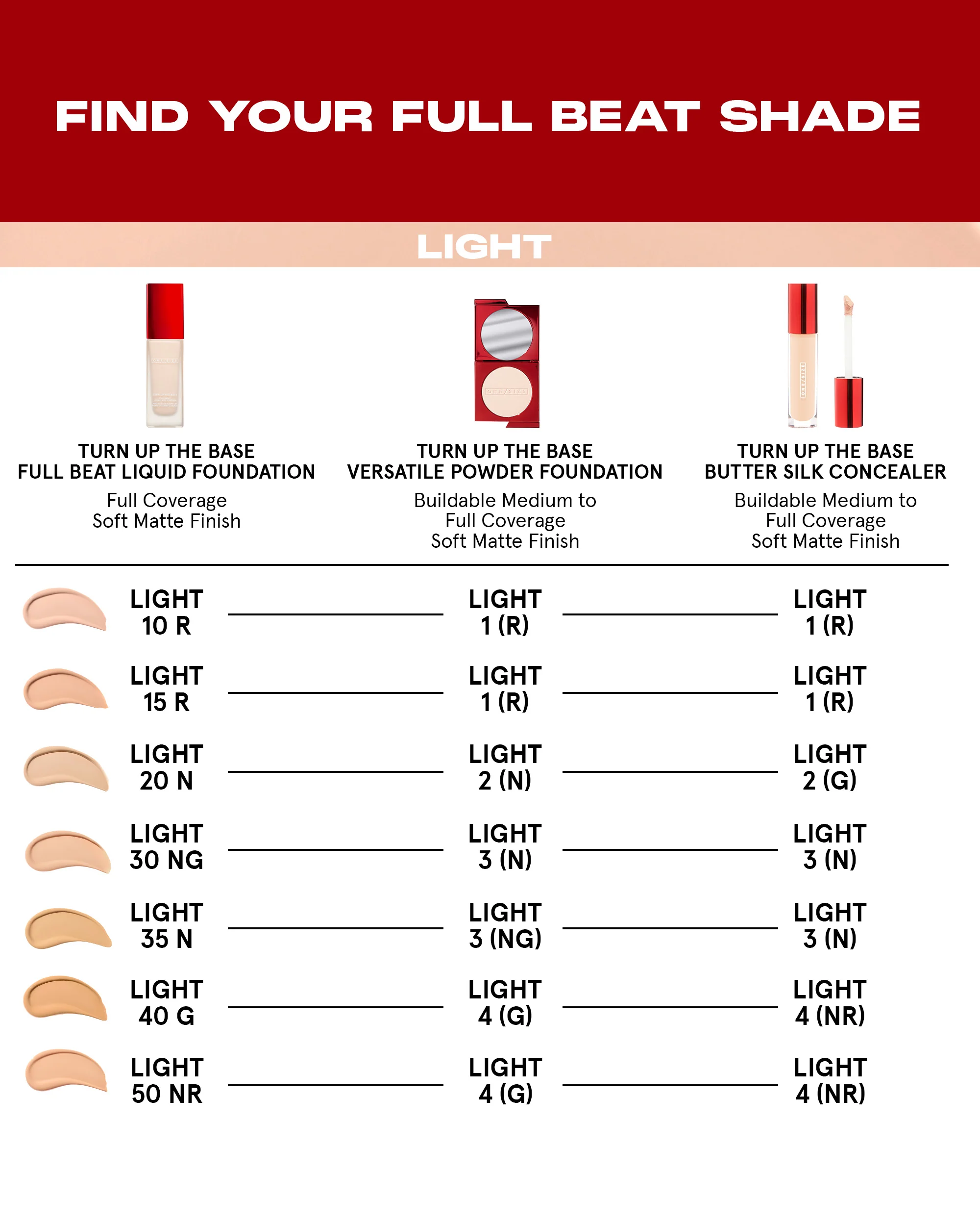 TURN UP THE BASE Full Beat Liquid Foundation - Image 198